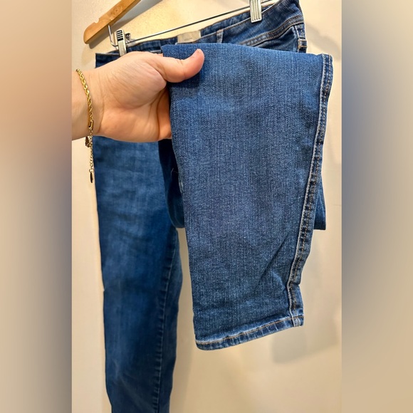 Sezane Jeans Womens Size 35 Blue Skinny Slim Fit Stretch Denim 5 Pocket Jeans - Picture 5 of 8